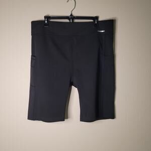 SPANX JGX Black Shorts with Pockets - Size 3XL